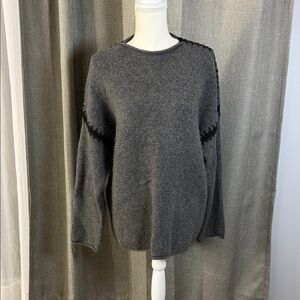 Zara Charcoal Gray Women's Sweater